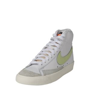 Nike Sportswear Členkové tenisky 'BLAZER'  sivá / svetlozelená / biela
