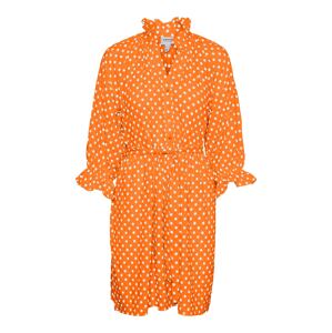 Aware Košeľové šaty 'Cornelia'  oranžová / biela