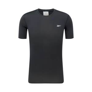 Reebok Funkčné tričko 'Workout Ready'  čierna / biela