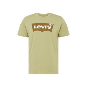 LEVI'S ® Tričko  karamelová / olivová / biela
