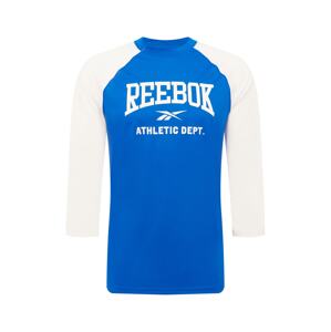 Reebok Funkčné tričko 'Workout Ready Supremium'  modrá / biela