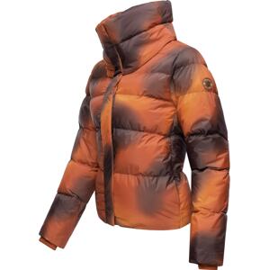 Ragwear Zimná bunda 'Lunis'  hnedá / oranžová / svetlooranžová