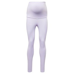 Reebok Športové nohavice  pastelovo fialová / biela