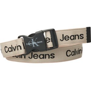 Calvin Klein Jeans Opasky  béžová / čierna