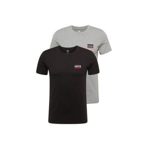 LEVI'S ® Tričko  modrá / sivá melírovaná / červená / čierna