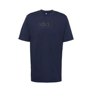 ADIDAS SPORTSWEAR Funkčné tričko 'All Szn Graphic'  námornícka modrá / čierna