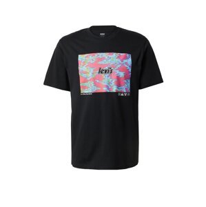 LEVI'S ® Tričko 'SS Relaxed Fit Tee'  svetlomodrá / zelená / ružová / čierna