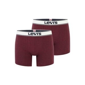 LEVI'S ® Boxerky  tmavomodrá / červená melírovaná / biela