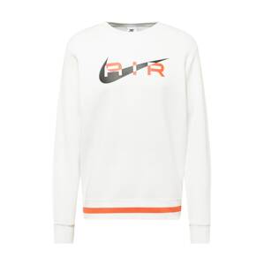 Nike Sportswear Mikina 'AIR'  oranžová / čierna / biela