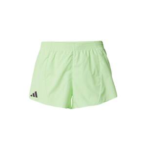ADIDAS PERFORMANCE Športové nohavice 'Adizero Essentials '  pastelovo zelená / čierna