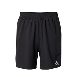 ADIDAS PERFORMANCE Športové nohavice 'Hiit Workout 3-Stripes'  čierna / strieborná
