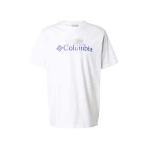 COLUMBIA Funkčné tričko 'Explorers Canyon'  modrá / pastelovo modrá / svetložltá / biela