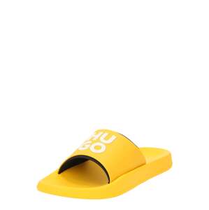HUGO Red Plážové / kúpacie topánky 'Nil'  žltá / biela