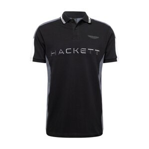 Hackett London Tričko 'AMR MLT'  modrosivá / striebornosivá / čierna / biela