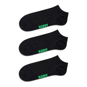 Happy Socks Ponožky  neónovo zelená / čierna
