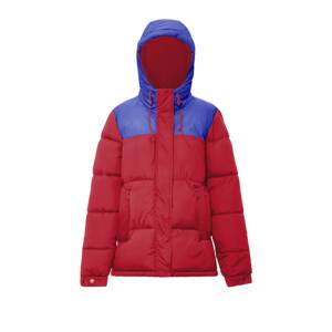 MO Zimná bunda  modrofialová / červená