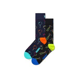 Happy Socks Ponožky 'You Did It'  vodová / oranžová / jasne červená / čierna