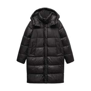 MANGO Zimný kabát 'ROCIO'  čierna