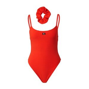 Calvin Klein Swimwear Jednodielne plavky  červená