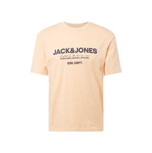 JACK & JONES Tričko 'GALE'  námornícka modrá / marhuľová