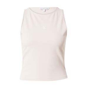 Calvin Klein Jeans Top 'ARCHIVAL MILANO'  ružová / biela