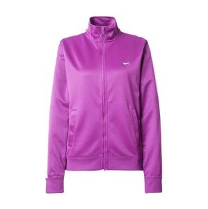 Nike Sportswear Tepláková bunda  fialová / čierna / biela