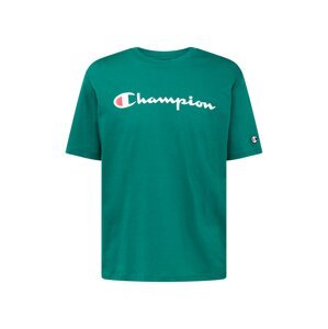 Champion Authentic Athletic Apparel Tričko  smaragdová / červená / biela