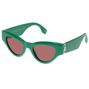 LE SPECS Slnečné okuliare 'FANPLASTICO'  hnedá / zelená