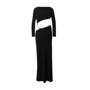 GCDS Pletené šaty  čierna