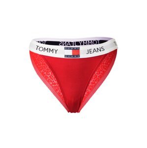 Tommy Jeans Tangá  námornícka modrá / červená / šedobiela