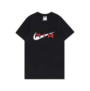 Nike Sportswear Tričko 'AIR'  červená / čierna / biela