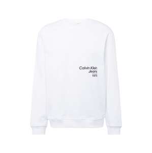 Calvin Klein Jeans Mikina  farby bahna / sivobéžová / čierna / biela