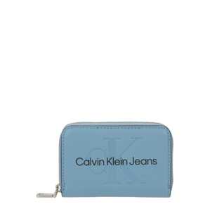 Calvin Klein Jeans Peňaženka  svetlomodrá / čierna