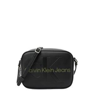 Calvin Klein Jeans Taška cez rameno  zelená / čierna