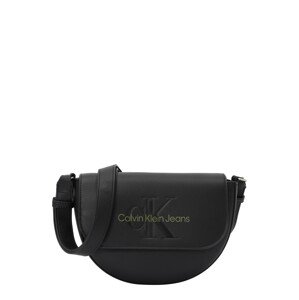 Calvin Klein Jeans Taška cez rameno  svetlozelená / čierna