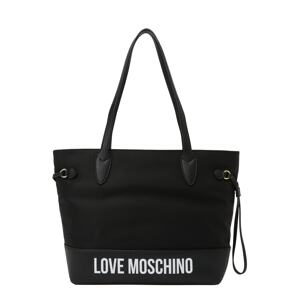 Love Moschino Shopper 'CITY LOVERS'  čierna / biela