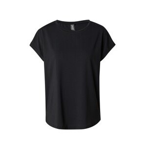 ONLY PLAY Funkčné tričko 'AUB-MILA LIFE'  čierna / biela