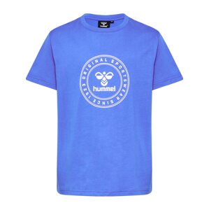 Hummel Funkčné tričko 'Tres'  kráľovská modrá / biela