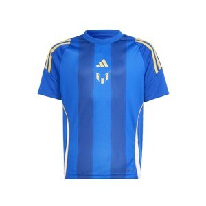 ADIDAS PERFORMANCE Funkčné tričko 'Pitch 2 Street Messi'  modrá / námornícka modrá / žltá / biela