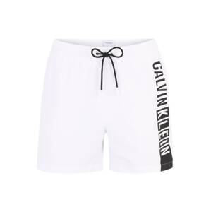 Calvin Klein Swimwear Plavecké šortky 'Intense Power '  čierna / biela