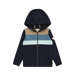 Steiff Collection Tepláková bunda  modrá / námornícka modrá / vodová / kapučíno