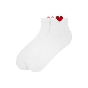 Pull&Bear Ponožky  červená / biela