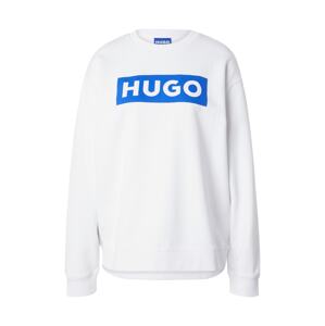 HUGO Blue Mikina 'Classic'  modrá / biela
