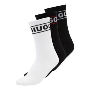 HUGO Red Ponožky  sivá / červená / čierna / biela