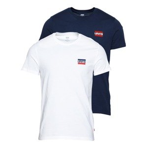 LEVI'S ® Tričko '2PK CREWNECK GRAPHIC NEUTRALS'  námornícka modrá / červená / biela