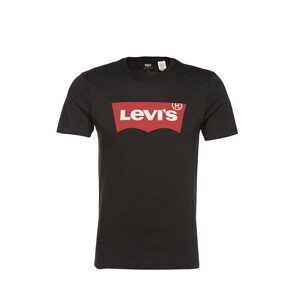 LEVI'S ® Tričko 'Graphic Set In Neck'  červená / čierna