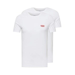 LEVI'S ® Tričko '2Pk Crewneck Graphic'  červená / biela