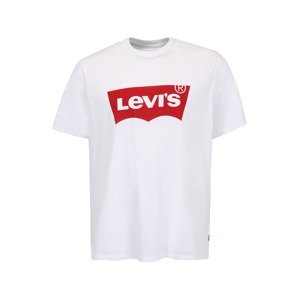 Levi's® Big & Tall Tričko 'B&T Big Graphic Tee'  červená / biela