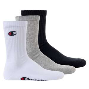 Champion Authentic Athletic Apparel Ponožky  sivá / čierna / biela