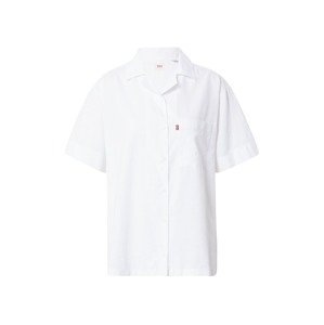 LEVI'S ® Blúzka 'Ari SS Resort Shirt'  krvavo červená / biela
